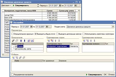 Движение денежных средств